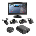 5in Recording System DVR Monitor Camera Cam Degree Car 4 with Bird Jocestyle View 360