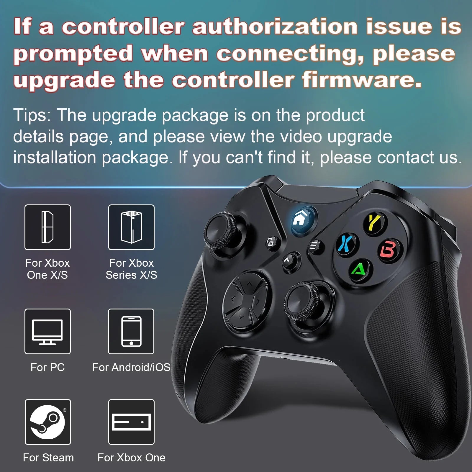 Six-Axis Vibration Support Dual X-S/ One Controller , Series Xbox for and Xbox Function, Turbo with Xbox Macro Sensor and X-S/ Wireless