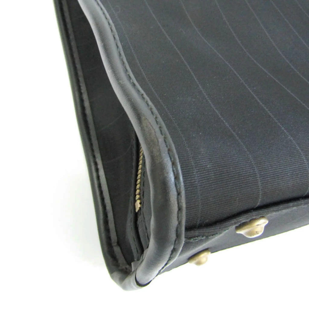 Bag Pre-Owned Men's Black Paul Document Nylon Smith Case,Shoulder (Good)