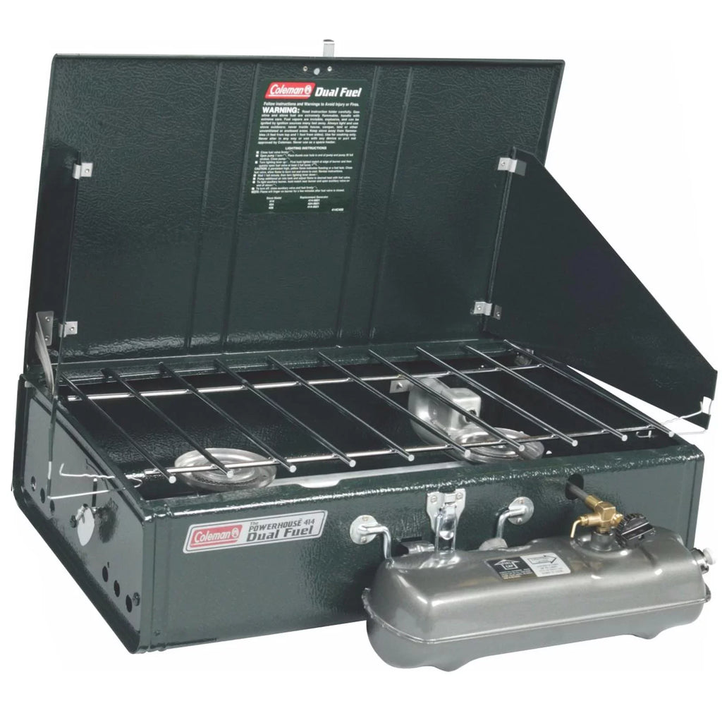 Powerhouse Gas 2-Burner Stove, Dual Camping Fuel Coleman Series Guide