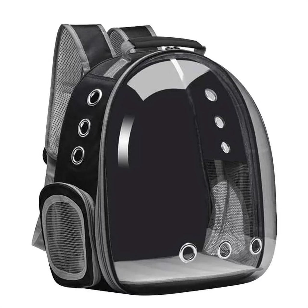 Dog Bunny, Backpack, exterior Travel, Capsule Use- Ventilate Backpack Cats Backpack Bubble Backpack Puppies Bag, Black Cat Pet for and Transparent for Dogs Small Airline-Approved Hiking Carriers