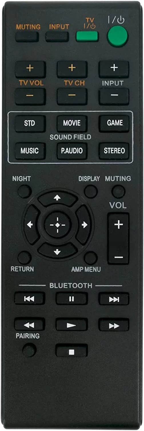 Control Audio Home for Soundbar Remote System Replace fit Bar Theater -CT260H -CT260 -ANP084 Sound Sony
