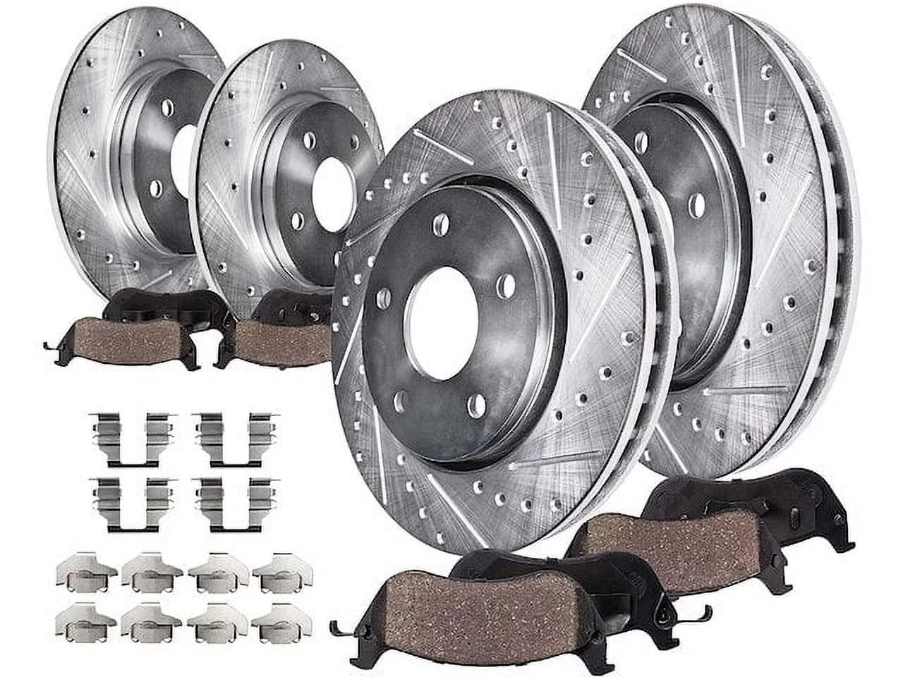 Rear Elantra and and Kit Front Sedan Hyundai Rotor 2015 Brake 2012 - 2016 - Fits 2013 Pad 2011 with 2014