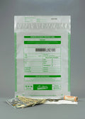 Cashier x & Depot Deposit Tape Bags) Seal Void Press (100 12" Evident Closure 16" Barcode, Bags, Tamper Numbering, Serialized White,