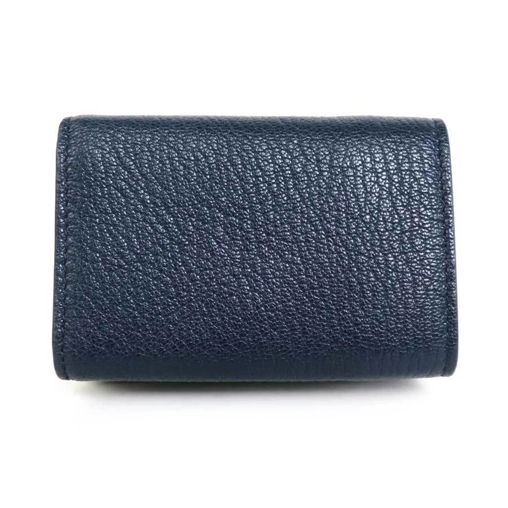 navy mini wallet leather Pre-Owned Balenciaga gold (Good) trifold