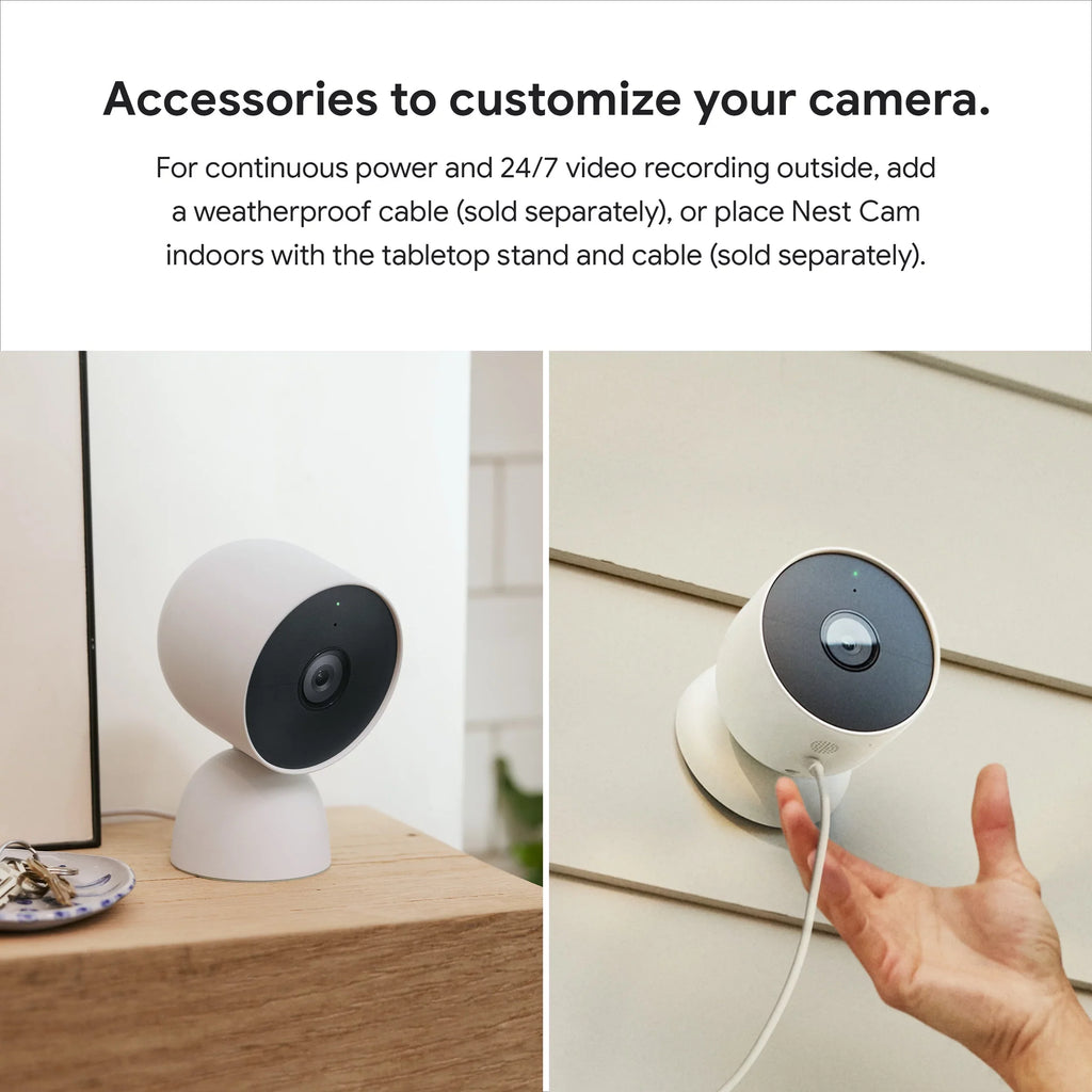Nest White battery) indoor, Camera 1pk (outdoor or