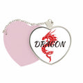 Pink Myth Heart East West Travel Purse Winged Makeup Dragon Mirror Animal