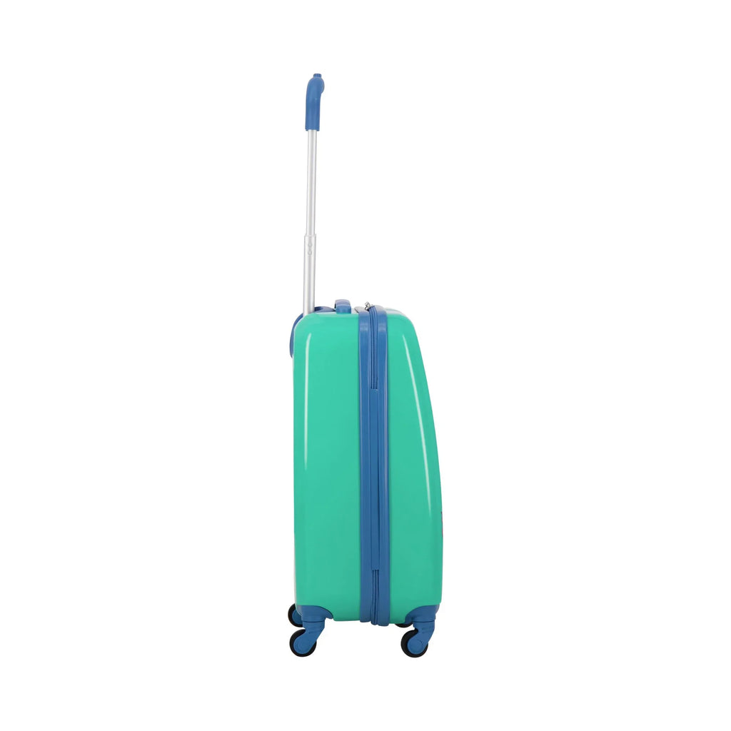 Suitcase Rolling Teal Spinner Hardshell Carry Wheels, 21 Inch Kids On with Minions Luggage,