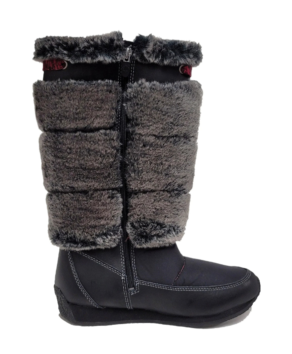 Preschool Tall 13.5 59794 Fur Timberland Medium Boot dimension Winterberry Youth US Black