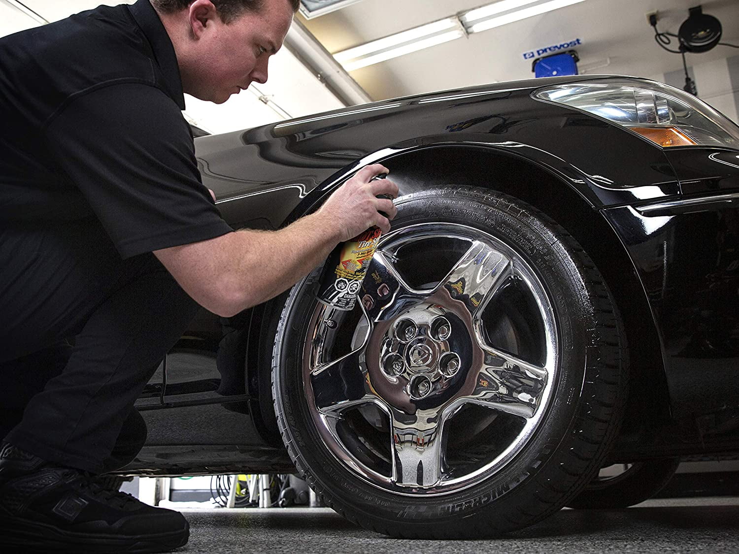 Can Coating High Oz Gloss G13815 Shine - Spray Meguiar's 15 Hot Tire 3