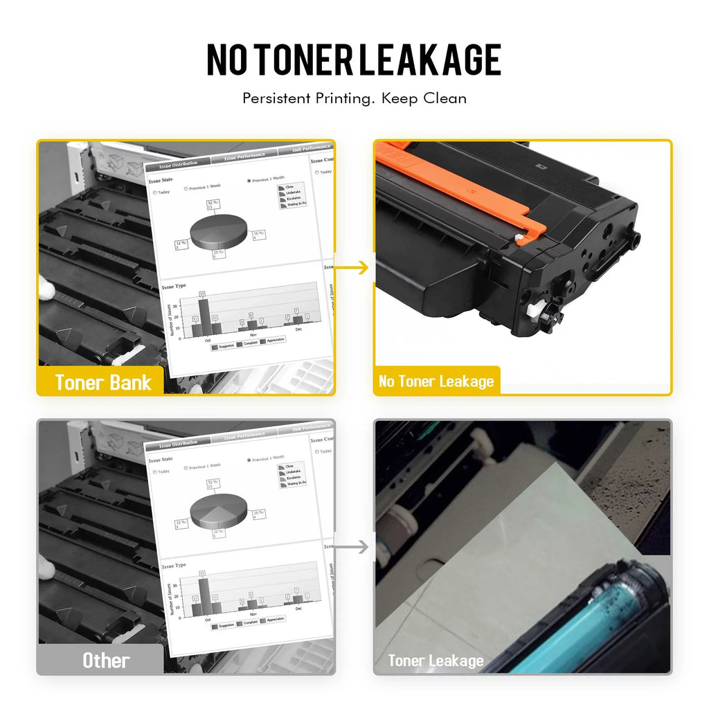 '-D115L -M2880FW -M2830DW Toner for -M2820DW 6 Fits Printer -M2620 Black 6-Pack with -M2870FW use 115L * Toner Xpress Samsung -M2670 Bank