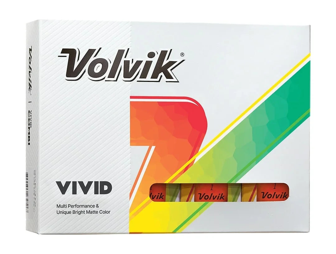 Golf 12pk) 1dz, Orange, Balls Vivid 2024 (Matte Volvik