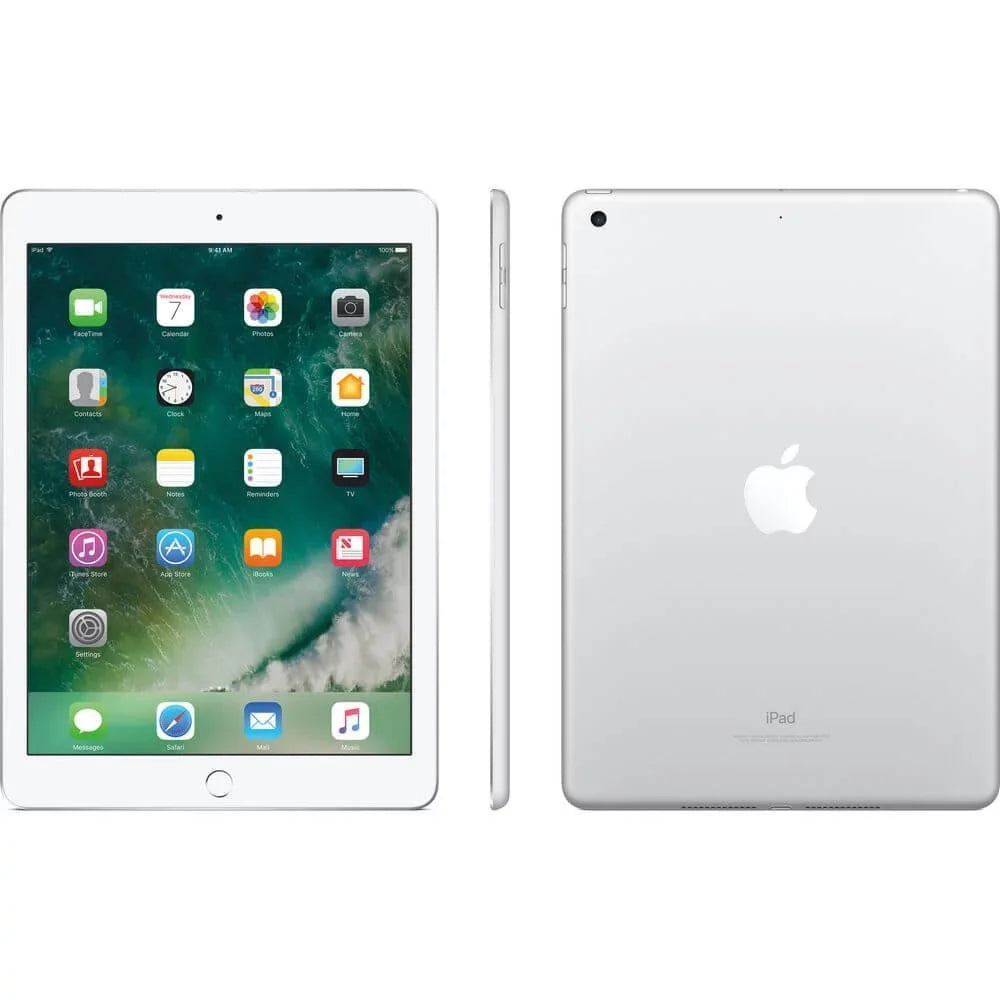 5th MP2G2LL/A Used iPad Only, Wi-Fi - 9.7" Silver, 32GB, (2017, Generation)