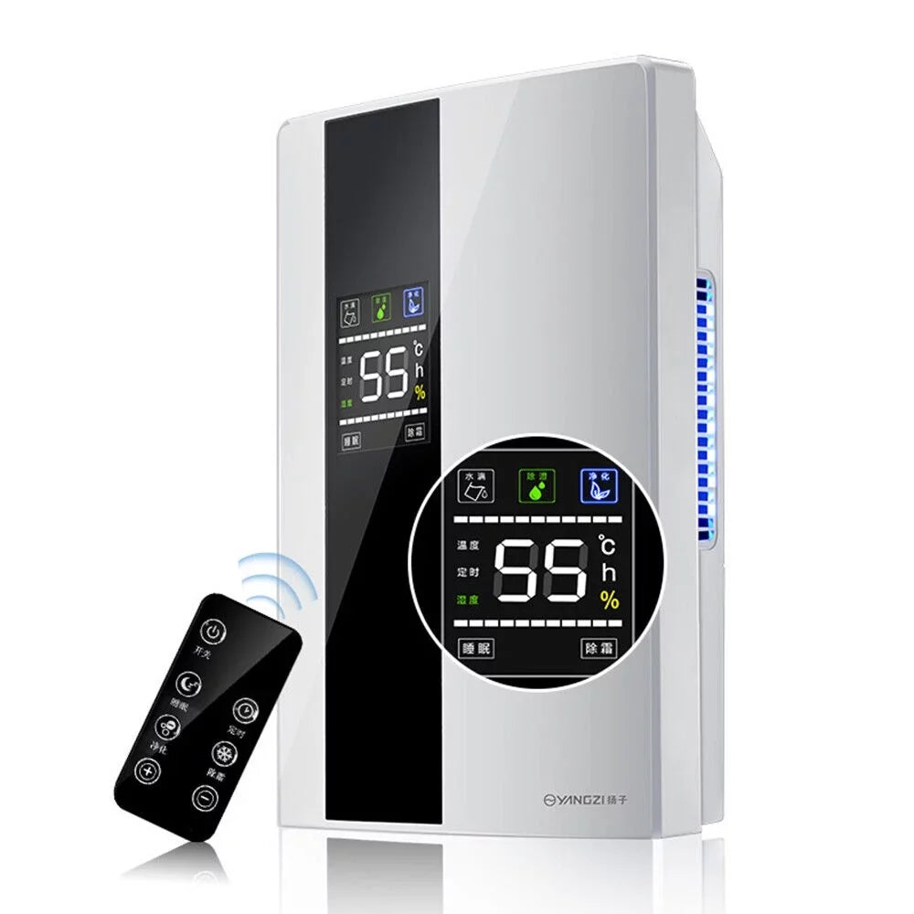 Dehumidifier and 2200ml LCD Quiet Ultra Portable Tank Remote with Dehumidifier liquid TOOL1SHOoo