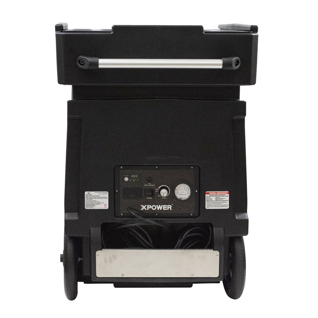 Scrubber XPOWER Spaces Industrial, Speed System, Air Negative MEGA Purification Heavy & Machine, Air Control Volume with Variable Duty, Large Air Commercial AP-2500D for Filtration HEPA