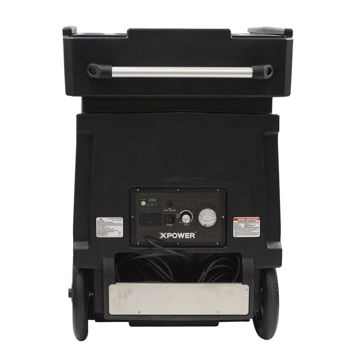 Scrubber XPOWER Spaces Industrial, Speed System, Air Negative MEGA Purification Heavy & Machine, Air Control Volume with Variable Duty, Large Air Commercial AP-2500D for Filtration HEPA