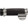 Throttle Grips -85---; Chrome / Grips Avon Custom F-B-W W Contour Boss