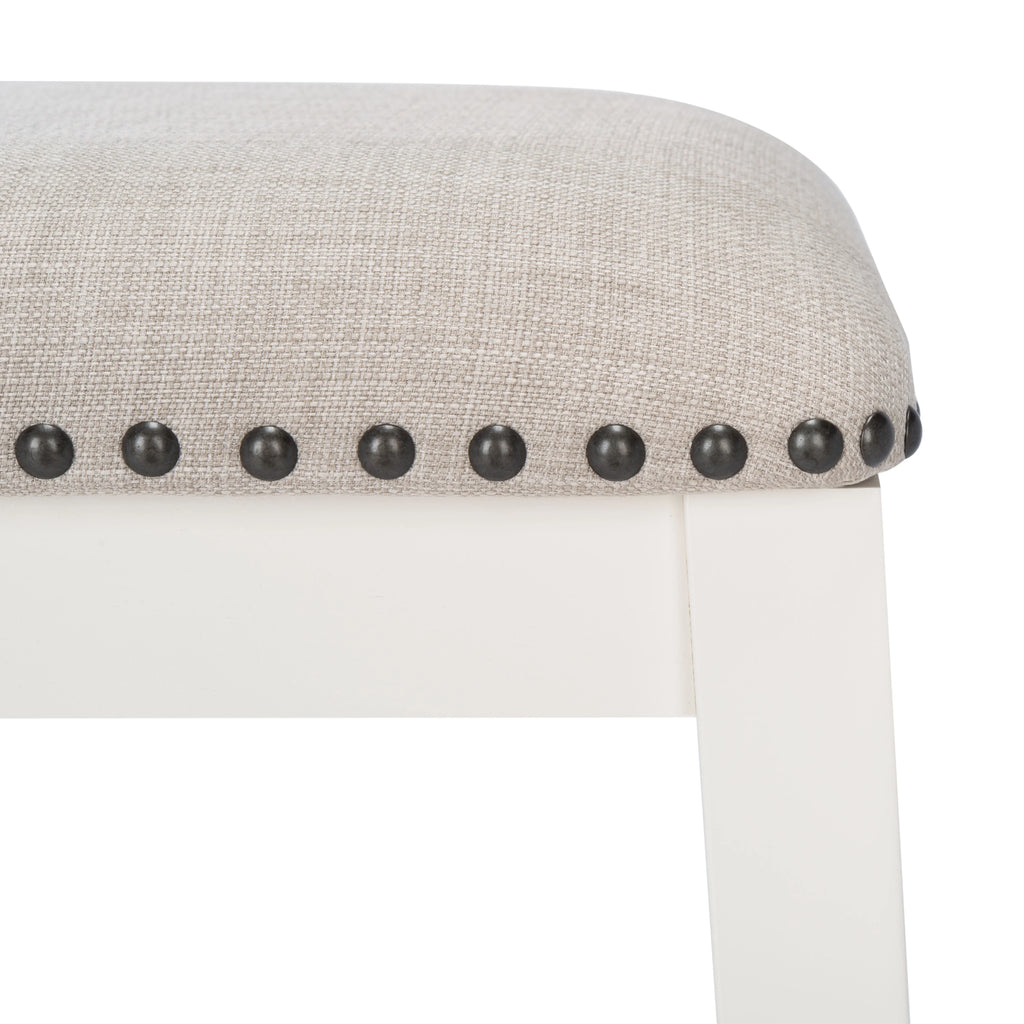 in. 25 x W Aero in. White, in. 2 13 of H) (18.8 x D Mid-Century Stool, Set Counter