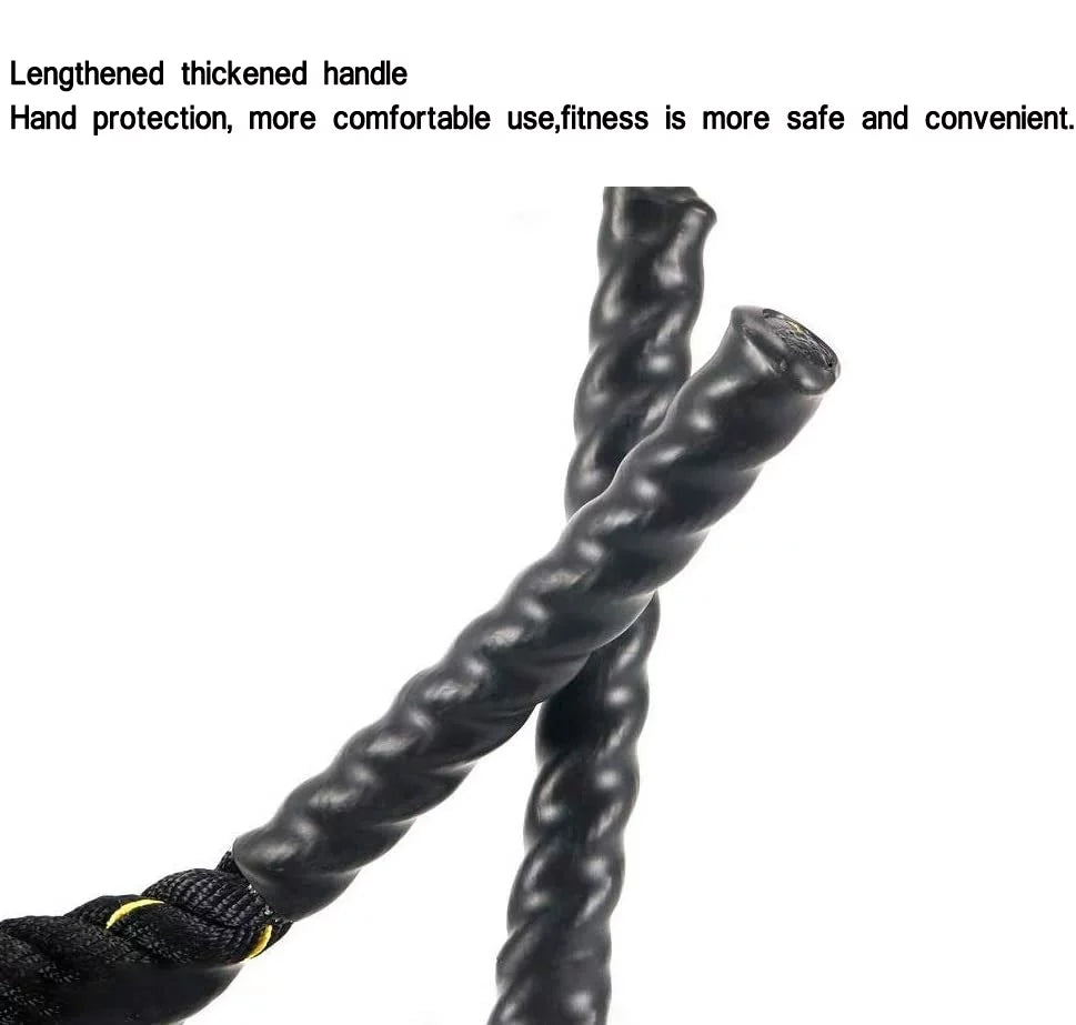 Strength Conditioning Rope: Training Cardio, Gym Undulation 1.5'' Heavy Training, Length, width Training Weight Battle Polydac Cross 49.2ft & & Ropes Heavy -