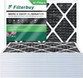 Air Filterbuy Activated 22x24x1 Pleated Odor AC with Carbon 8 Eliminator Filters (12-Pack) MERV Furnace HVAC