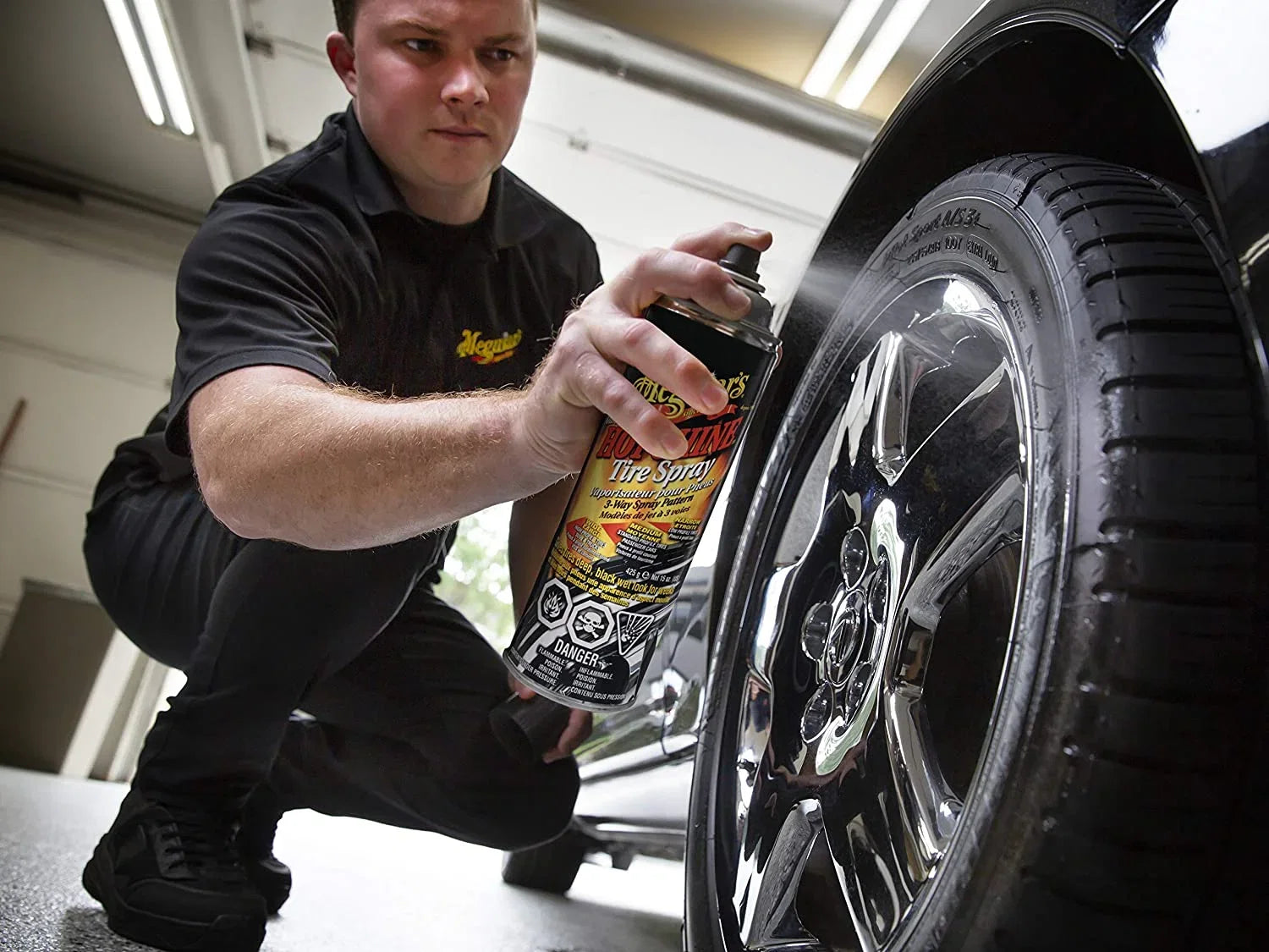 Can Coating High Oz Gloss G13815 Shine - Spray Meguiar's 15 Hot Tire 3