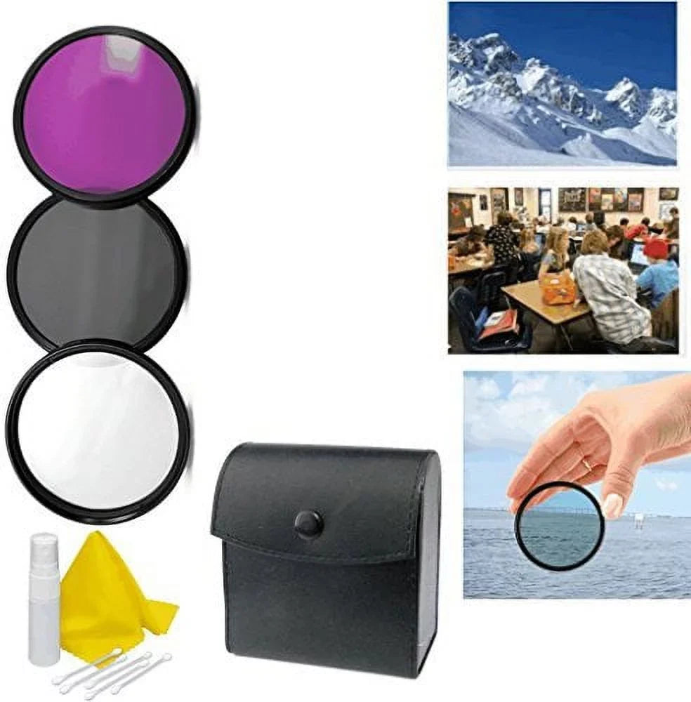 Kit Sony Multiple Alpha Coated 3-Piece Appropriate Kit A6000 3pc + 62mm Cleaning Filter