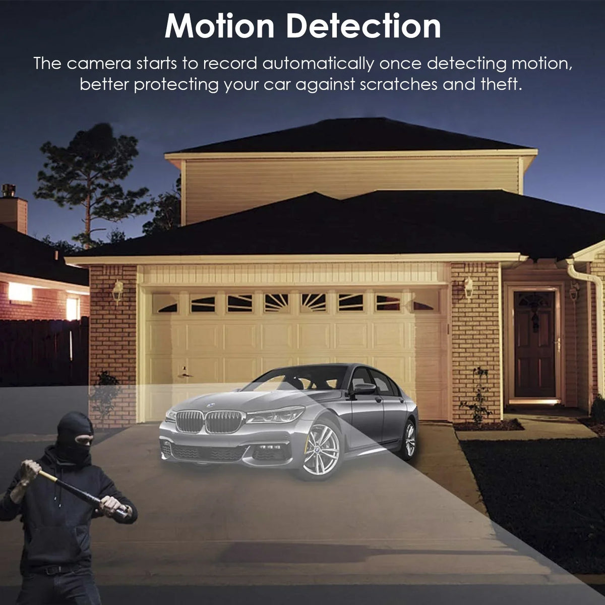 Parking 4.5" Camera Monitor&G-Sensor, Dual 70° Dash Angle,G-Sensor, iMounTEK Car Rear with Wide and Super Front Cam Dash