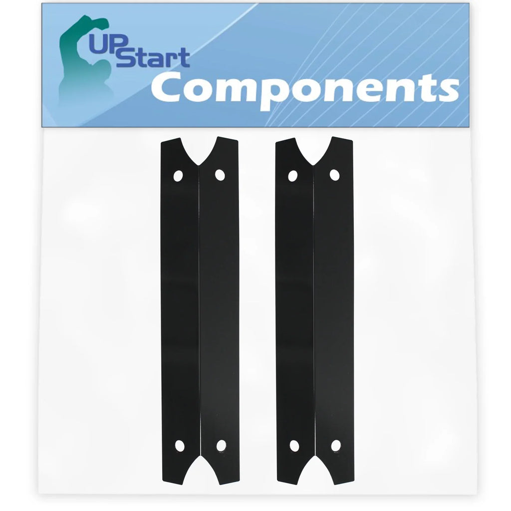 Vaporizer Heat Barbeque 3/4" Tent Flame 17 Charmglow Parts Plate - Fits Porcelain Bar, Shield Bar, Shield 810-7600-S Flavorizer Tamer, Burner Replacement for Grill 2-Pack Steel