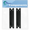 Vaporizer Heat Barbeque 3/4" Tent Flame 17 Charmglow Parts Plate - Fits Porcelain Bar, Shield Bar, Shield 810-7600-S Flavorizer Tamer, Burner Replacement for Grill 2-Pack Steel