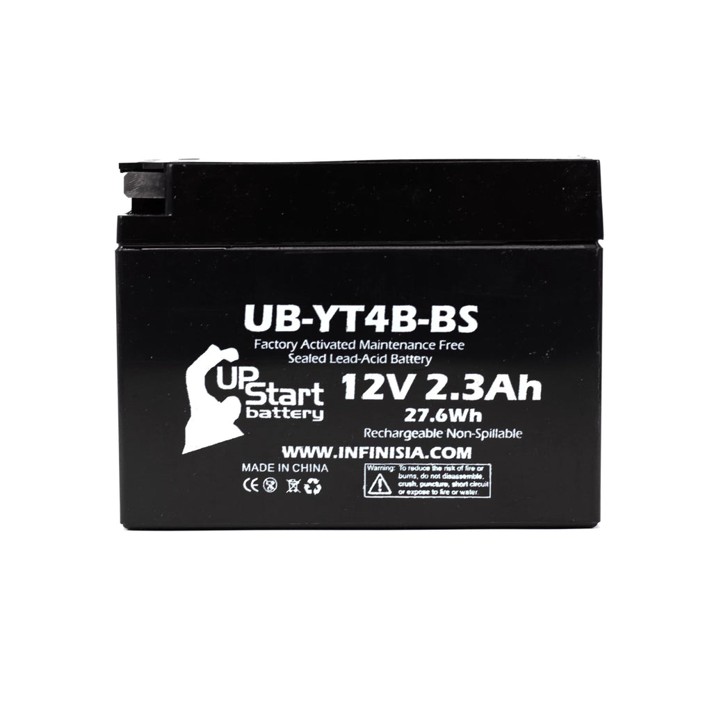 '-Z70 Suzuki - -Z70, Sealed) Yamaha Replacement 12v, Maintenance YT4B- Fits Suzuki Activated, Free 2008 Battery Factory 2015 (2.3Ah, 2009 SR400, with Battery 3 Pack - for