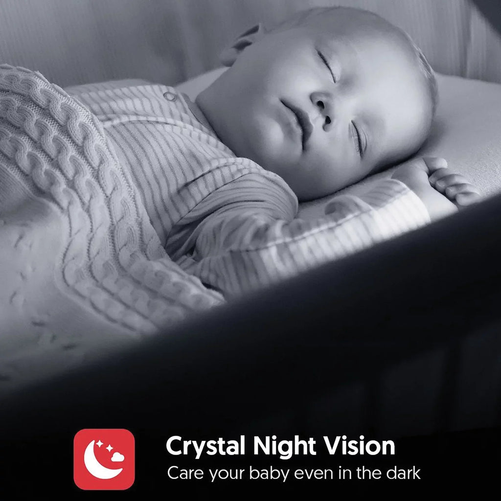 Vision, with Baby WiFi Night Home Smart Security 1080P White Indoor Victure Color Monitor, Camera