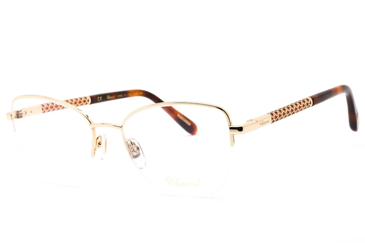 Eyeglasses rosegold CHOPARD dimension 18mm 54mm Women VCHF46-300Y-54 135mm