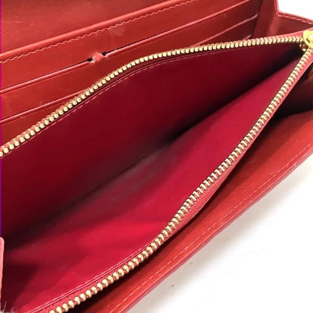 Long (Good) Women's Pre-Owned Sarah Vernis Wallet Vuitton M93530 Portefeuille Louis Monogram