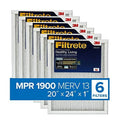 Filtrete Living Filter, 0.78) x dimensions 23.81 Air 19.81 1900, Ultimate 6-Pack 20x24x1, Healthy Furnace (exact x Allergen,