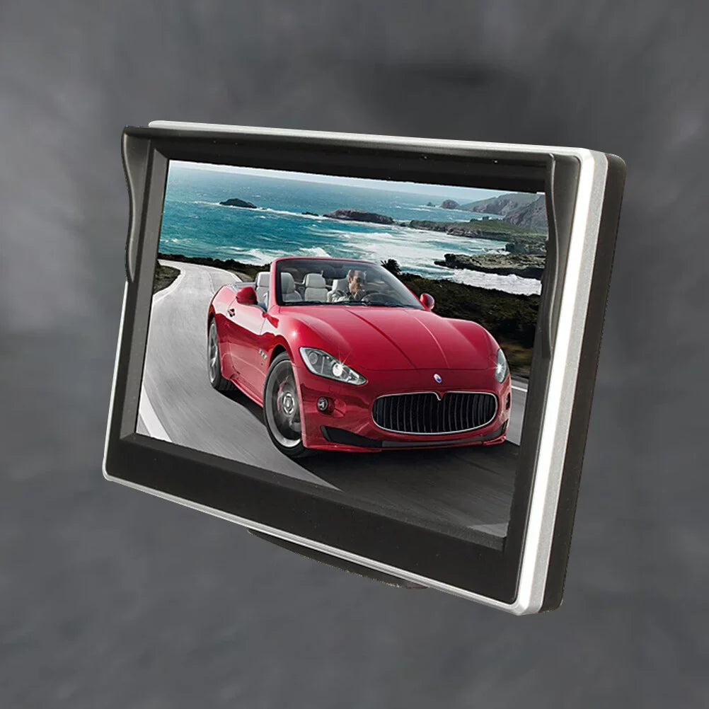 5 Backup (Black) LCD TFT Camera inch Monitor Mirror Reverse for Color Kit View Car Rear DVD Car
