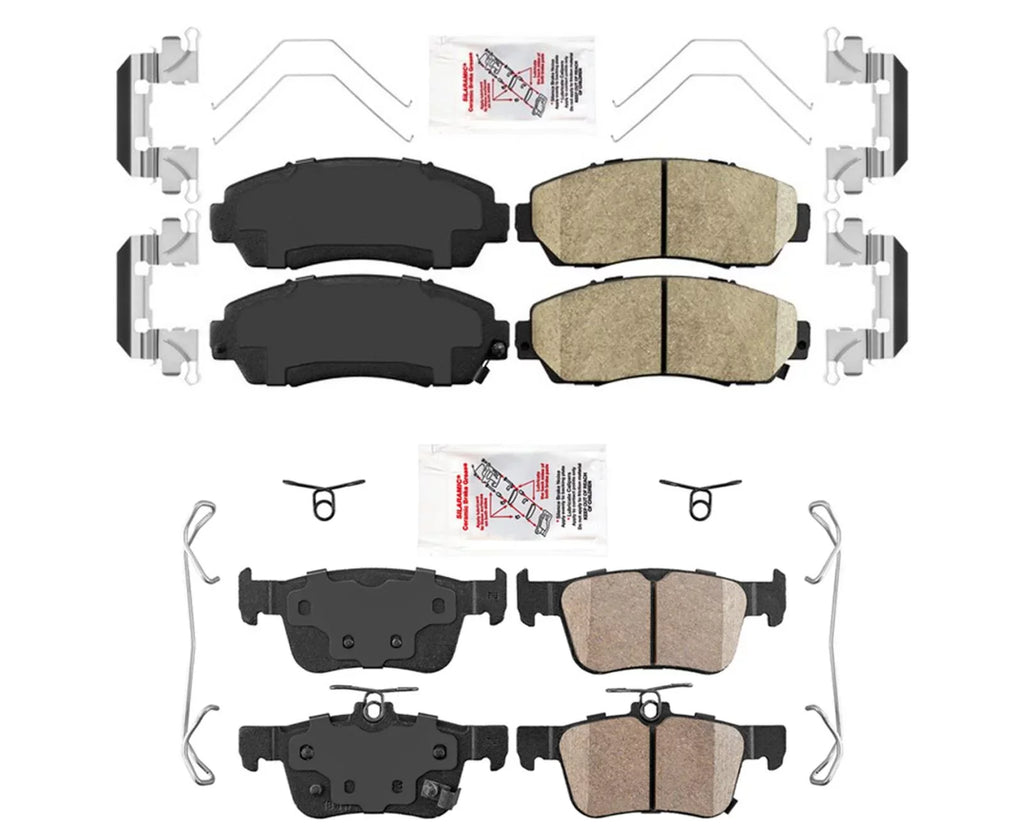 Pads 2.0L Ceramic AmeriPro 2019-2022 Premium Acura For Brake Disc Hadeware