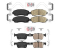 Pads 2.0L Ceramic AmeriPro 2019-2022 Premium Acura For Brake Disc Hadeware