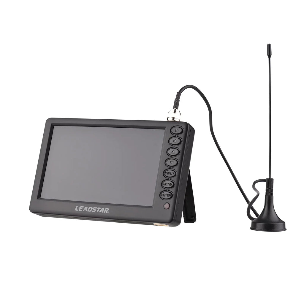 LEADSTAR Remote Radio, Car Digital - TV 5-inch U TF Player D5 Player, ATSC Pocket-Sized Portable Playback, and Television, Includes Card Screen, Multimedia Disk Control