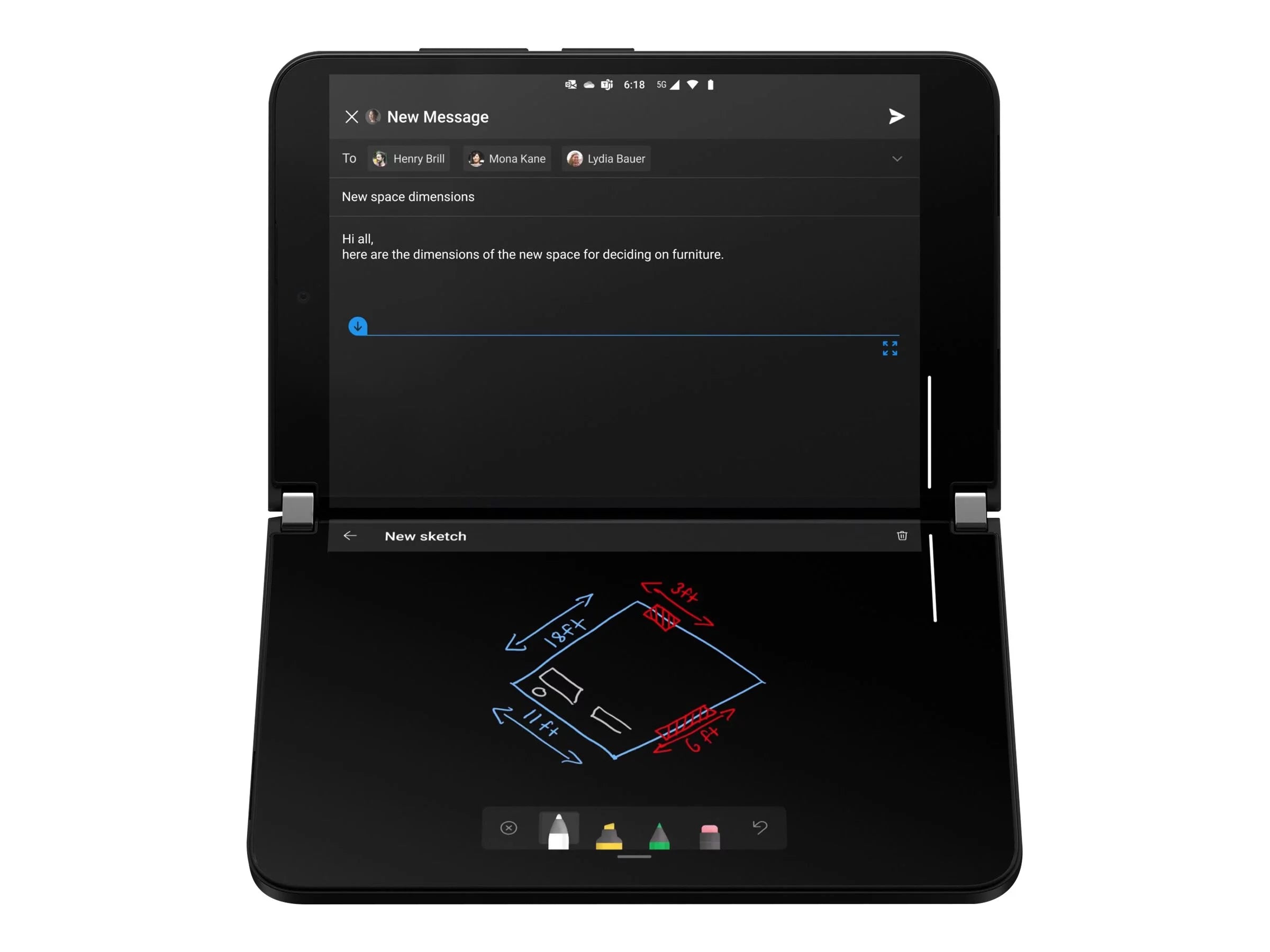 Hz) Internal 8.3" Duo 12 - 2 - cameras 16 , Memory (90 2688 256 Microsoft smartphone / camera - obsidian pixels - - - x display - , 5G 3x rear Surface 12 1892 12 - front dual- 8