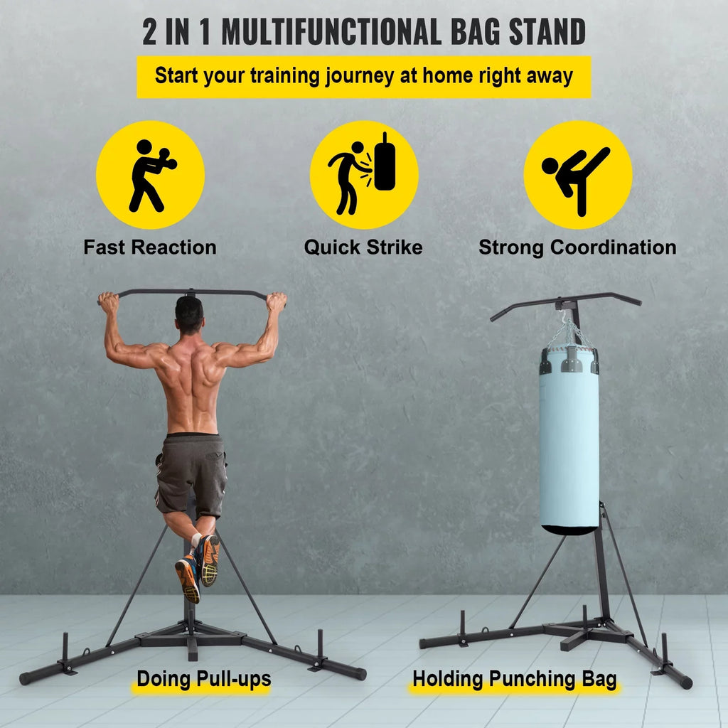 & Bar Free Bracket Bag Foldable Punching Pull Stand Chin Standing Up Boxing BENTISM