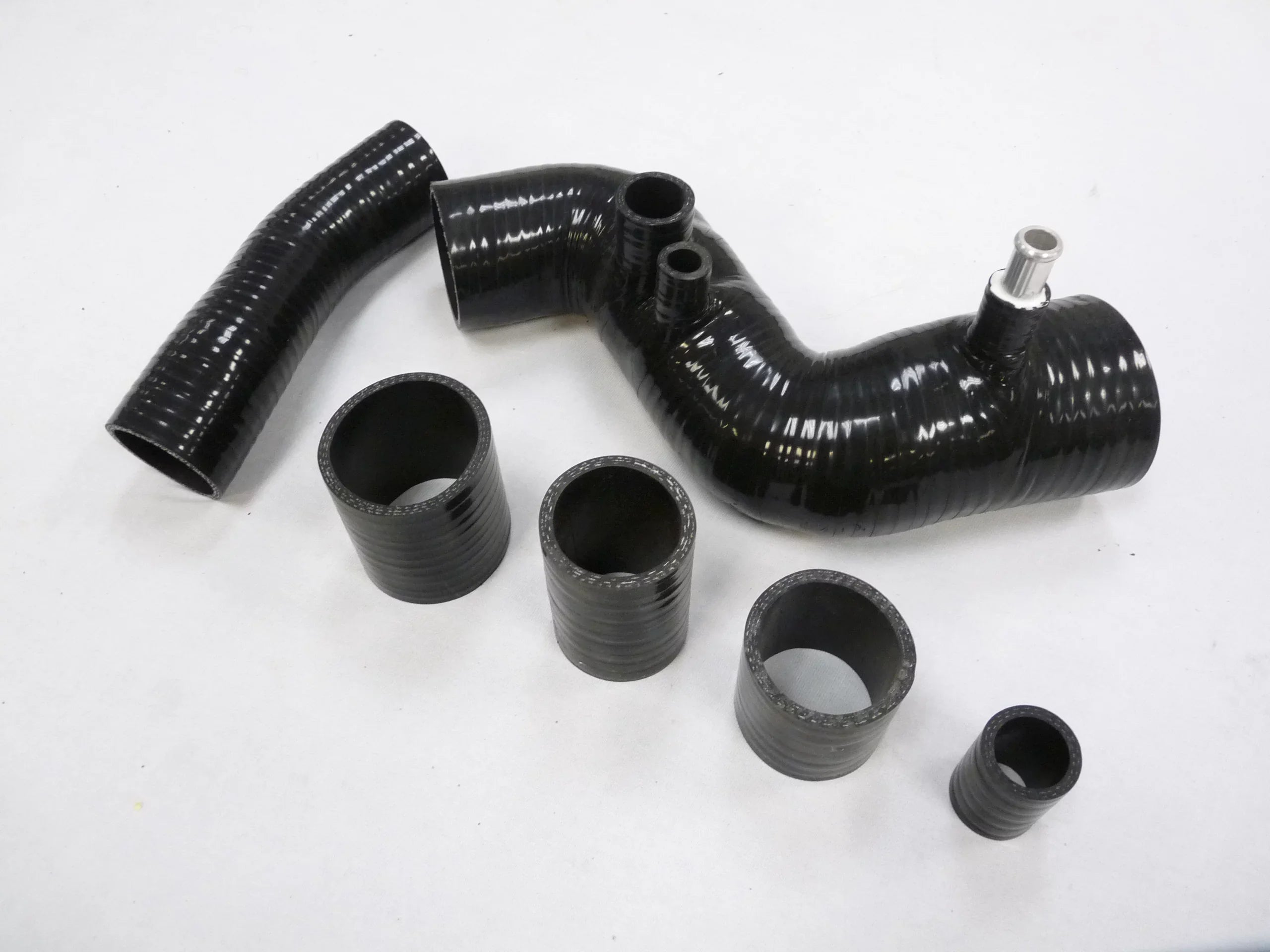 Hose 3S- 1990 Toyota 1997 to Silicone By Radiator Black Kit Fits Stainless MR2