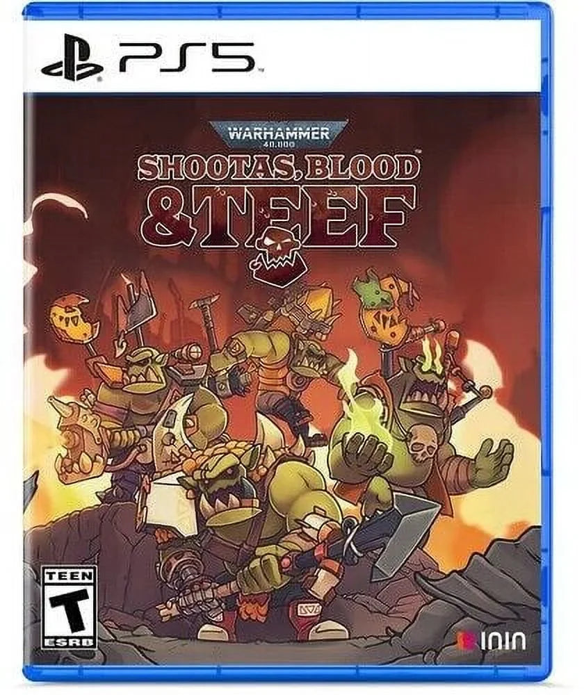 Video PlayStation Game] for 5 & 40,000: Shootas, Blood Pla Teef Warhammer [New