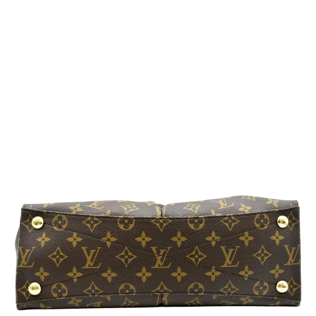 Monogram Hobo V Black Pre-owned Bag Leather
