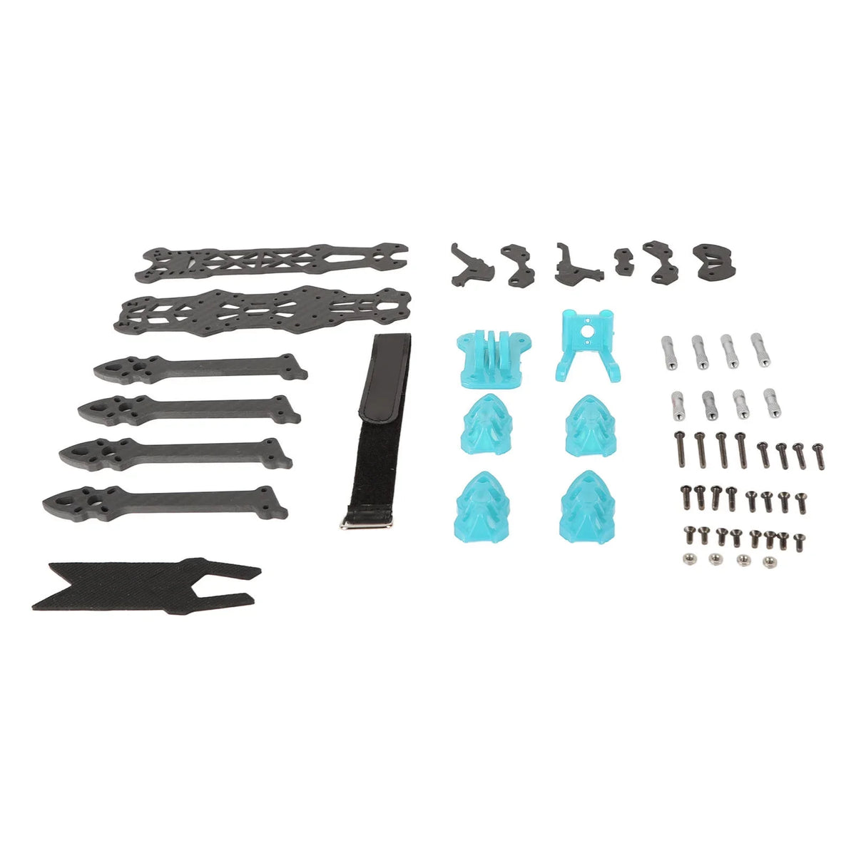 Racing 225mm Quadcopter Blue Fiber Carbon RC Accessories Drone Professional Frame Frame for Goldmeet Drone FPV Wheelbase