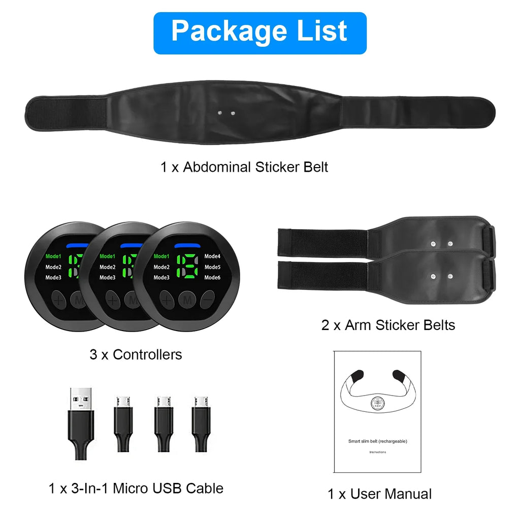Levels Modes Stimulator ABS 6 Abdominal Home Muscle Intensity Training with Equipment iMounTEK Office Fitness 18