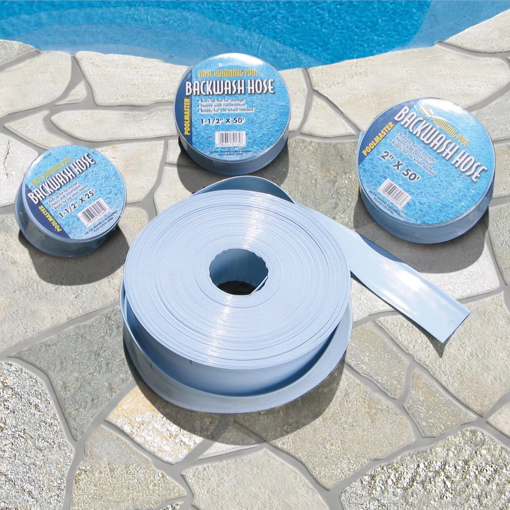 Clamp, Backwash 1 Swimming Poolmaster Heavy Stainless by Hose Duty 1/2-Inches Pool Cleaning with Steel Filter 50-Feet
