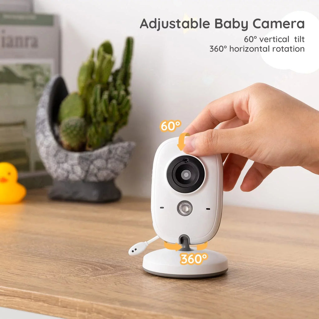 and Vision, WiFi, Audio, Camera Baby No Mode, Two-Way Monitor 3.2'' with Audio, Night Screen, Camera Baby
