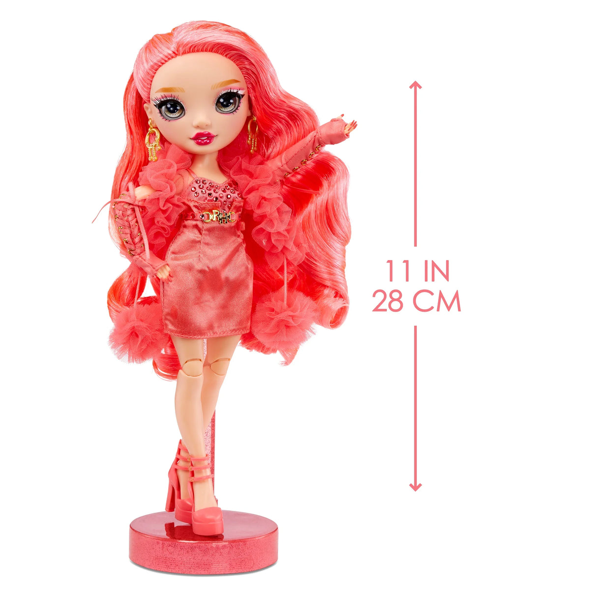 Fashionable 4-12 Pink Fashion Outfit Years 10+ Priscilla- Rainbow Accessories. Play Old for Great Colorful High Gift and Collectors Doll. & Kids
