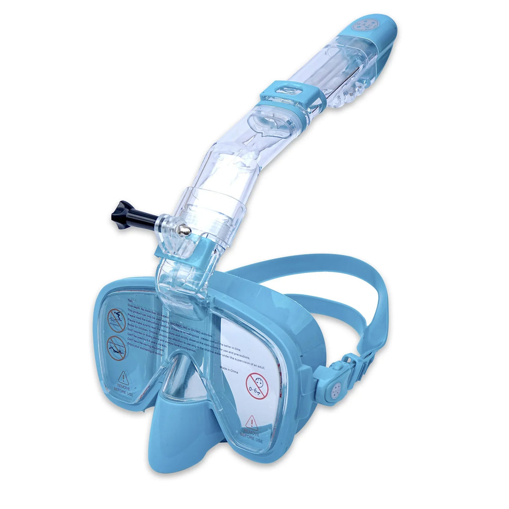 Snorkel and Mask Half Maui Sons Hi Blue