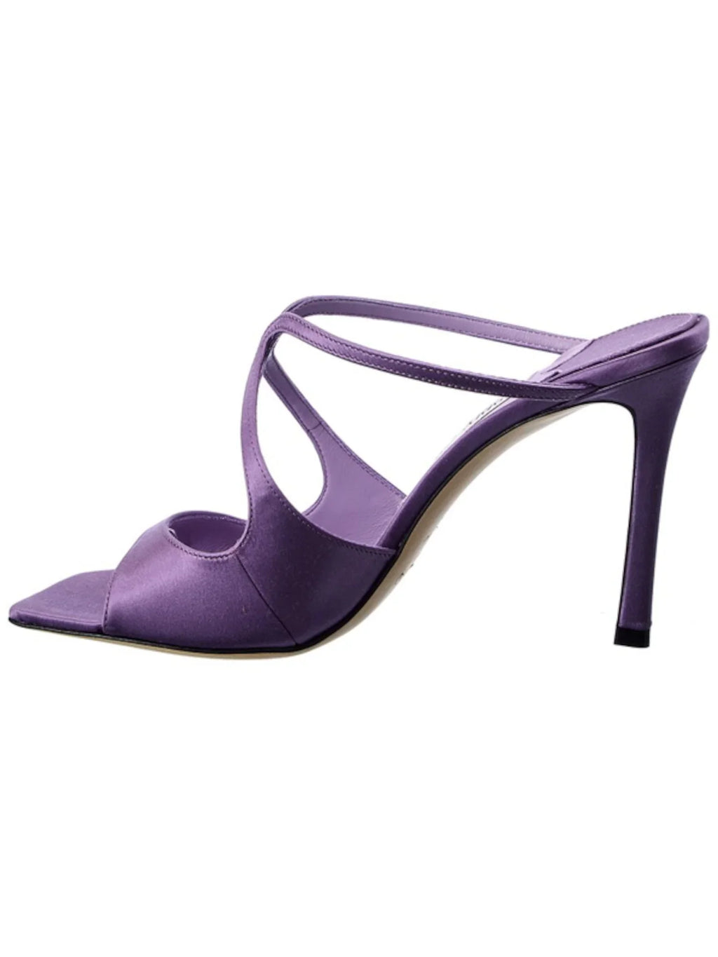 CHOO Purple Slip Heeled JIMMY Toe Anise Stiletto 36.5 95 Comfort outfit On Open Womens Sandal